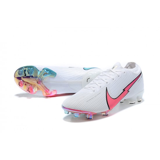 Nike Mercurial Vapor 13 Elite FG Pink Blue White Low Men Football Boots