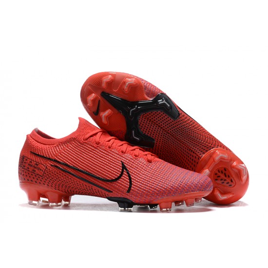 Nike Mercurial Vapor 13 Elite FG Red Black Low Men Football Boots