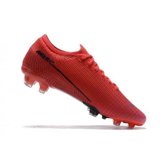 Nike Mercurial Vapor 13 Elite FG Red Black Low Men Football Boots