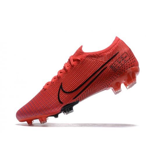 Nike Mercurial Vapor 13 Elite FG Red Black Low Men Football Boots