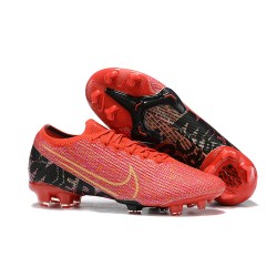 Nike Mercurial Vapor 13 Elite FG Red Black Orange Low Men Football Boots