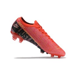 Nike Mercurial Vapor 13 Elite FG Red Black Orange Low Men Football Boots
