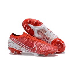 Nike Mercurial Vapor 13 Elite FG Red White Low Men Football Boots