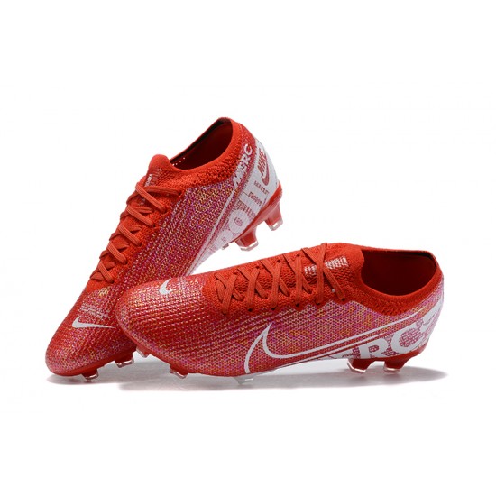 Nike Mercurial Vapor 13 Elite FG Red White Low Men Football Boots