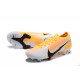 Nike Mercurial Vapor 13 Elite FG Yellow Orange Black White Low Men Football Boots