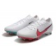 Nike Mercurial Vapor 13 Elite Korea FG Low White Pink Turqoise Men Football Boots