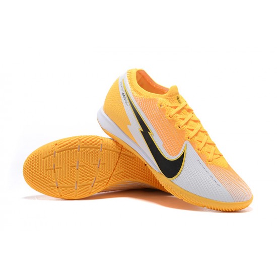 Nike Mercurial Vapor 13 Elite RB Mds IC Yellow White Black Low Men Football Boots