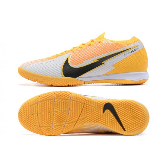 Nike Mercurial Vapor 13 Elite RB Mds IC Yellow White Black Low Men Football Boots