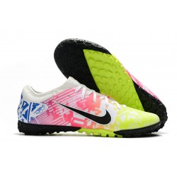 Nike Mercurial Vapor 13 Pro TF Low Pink Yellow Blue Men Football Boots