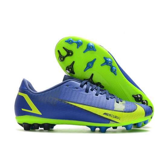 Nike Mercurial Vapor 14 Academy AG Low Blue Yellow Women/Men Football Boots