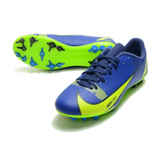 Nike Mercurial Vapor 14 Academy AG Low Blue Yellow Women/Men Football Boots