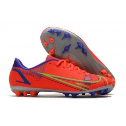 Nike Mercurial Vapor 14 Academy AG Low Red Grey Women/Men Football Boots