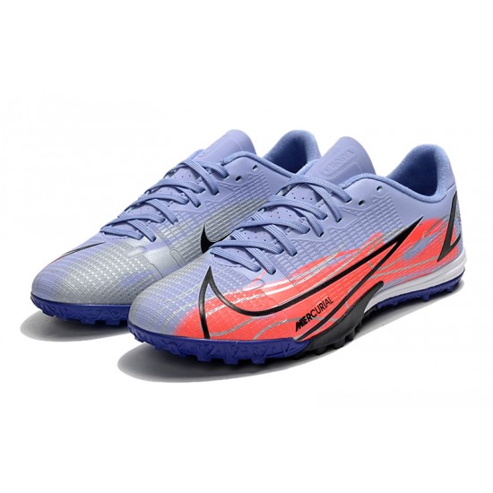 Nike Mercurial Vapor 14 Academy TF Low Pink Blue Men Football Boots