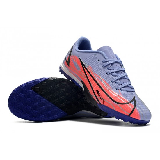 Nike Mercurial Vapor 14 Academy TF Low Pink Blue Men Football Boots