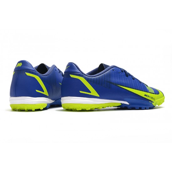 Nike Mercurial Vapor 14 Academy TF Low Yellow Blue Men Football Boots