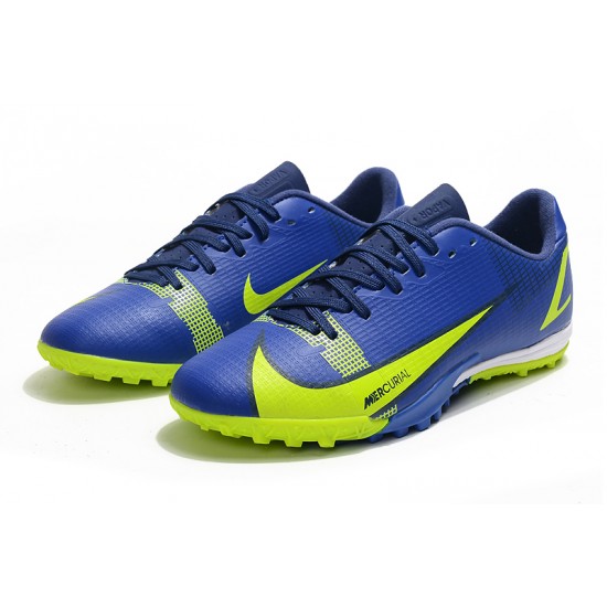 Nike Mercurial Vapor 14 Academy TF Low Yellow Blue Men Football Boots