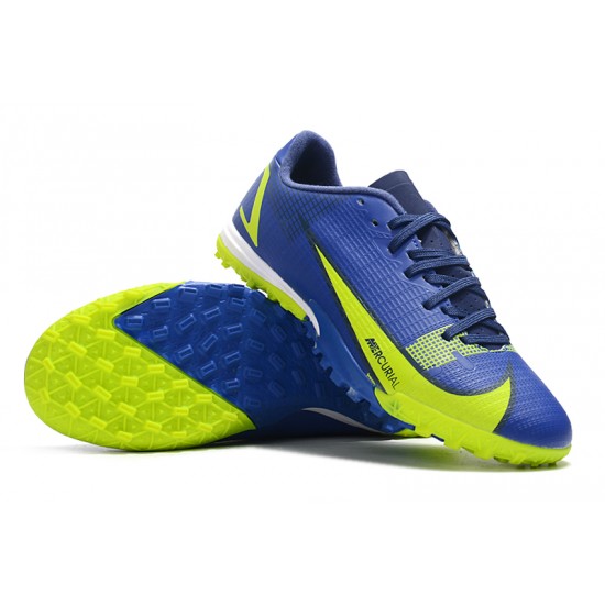 Nike Mercurial Vapor 14 Academy TF Low Yellow Blue Men Football Boots