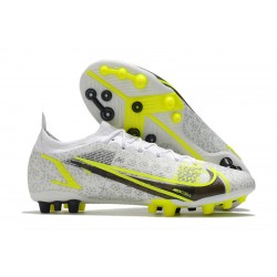 Nike Mercurial Vapor 14 Eilte PRO AG Low White Yellow Men Football Boots