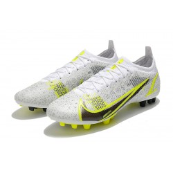 Nike Mercurial Vapor 14 Eilte PRO AG Low White Yellow Men Football Boots