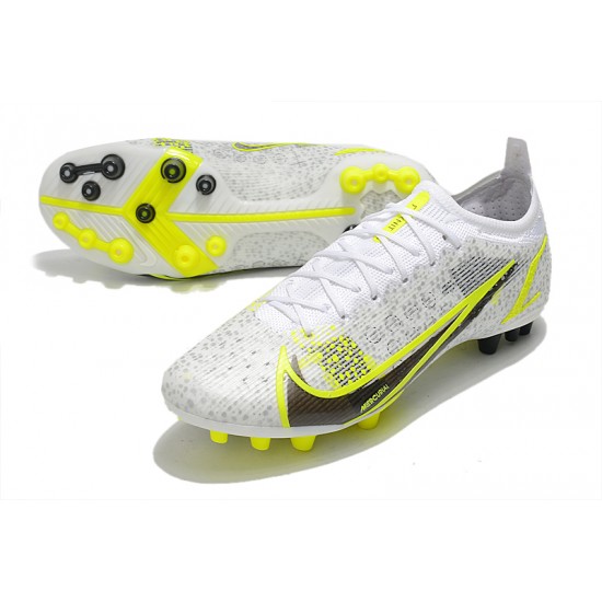 Nike Mercurial Vapor 14 Eilte PRO AG Low White Yellow Men Football Boots