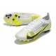 Nike Mercurial Vapor 14 Eilte PRO AG Low White Yellow Men Football Boots