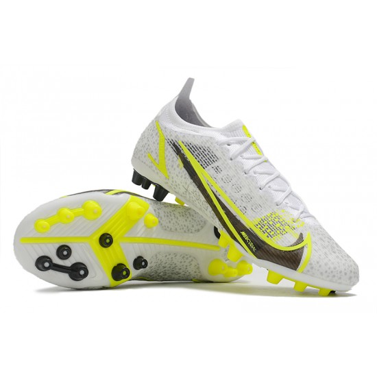 Nike Mercurial Vapor 14 Eilte PRO AG Low White Yellow Men Football Boots
