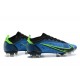 Nike Mercurial Vapor 14 Elite FG Low Black Blue White Men Football Boots