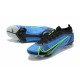 Nike Mercurial Vapor 14 Elite FG Low Black Blue White Men Football Boots