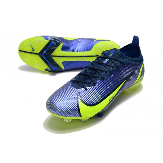 Nike Mercurial Vapor 14 Elite FG Low Blue Yellow Women/Men Football Boots