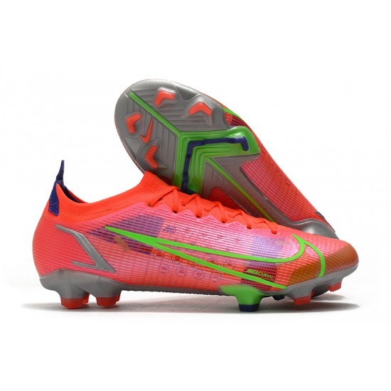 Nike Mercurial Vapor 14 Elite FG Low Pink Yellow Men Football Boots