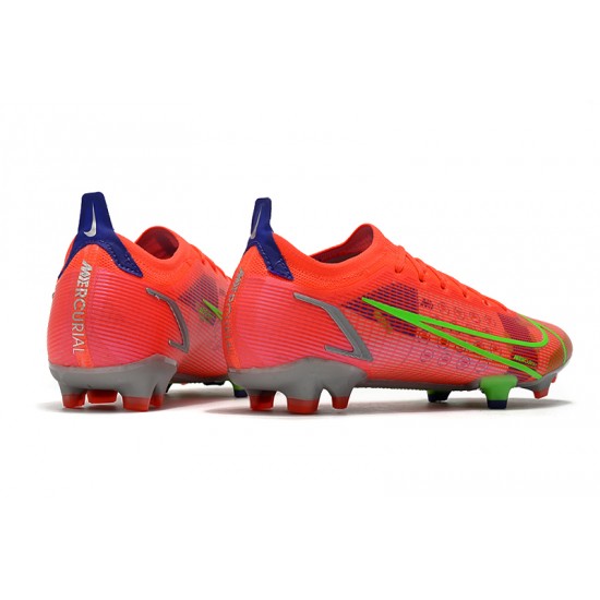 Nike Mercurial Vapor 14 Elite FG Low Pink Yellow Men Football Boots