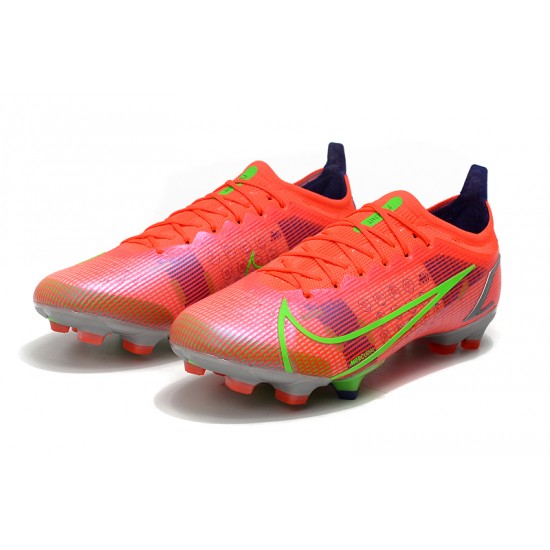 Nike Mercurial Vapor 14 Elite FG Low Pink Yellow Men Football Boots