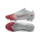 Nike Mercurial Vapor 14 Elite FG Low Silver Red Men Football Boots
