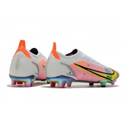 Nike Mercurial Vapor 14 Elite FG Low White Pink Men Football Boots