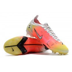 Nike Mercurial Vapor 14 Elite FG Low White Yellow Pink Woemn And Men Football Boots