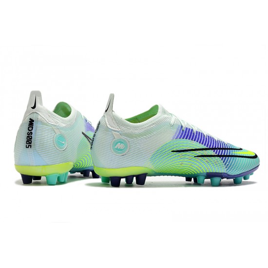 Nike Mercurial Vapor 14 Elite PRO AG Low Lingt Green Purple Women/Men Football Boots