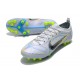 Nike Mercurial Vapor 14 Elite PRO AG Low White Blue Women/Men Football Boots