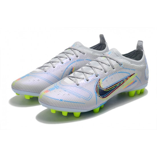 Nike Mercurial Vapor 14 Elite PRO AG Low White Blue Women/Men Football Boots