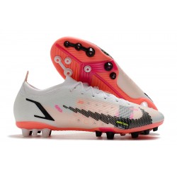 Nike Mercurial Vapor 14 Elite PRO AG Low White Red Women/Men Football Boots