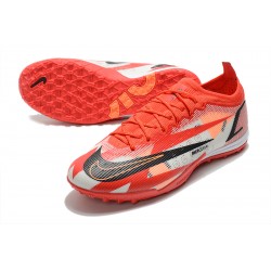 Nike Mercurial Vapor 14 Elite TF Low Red White Men Football Boots