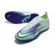 Nike Mercurial Vapor 14.5 Elite TF Low White Turqoise Purple Multi Men Football Boots