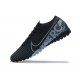 Nike Mercurial Vapor 13 Elite TF Black Gray Low Men Football Boots