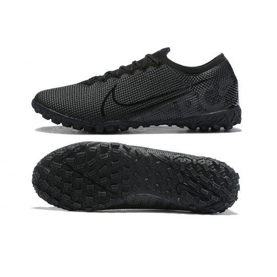 Nike Mercurial Vapor 13 Elite TF Black Low Men Football Boots