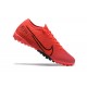 Nike Mercurial Vapor 13 Elite TF Black Red Blue Low Men Football Boots