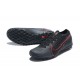 Nike Mercurial Vapor 13 Elite TF Black Red Low Men Football Boots