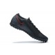Nike Mercurial Vapor 13 Elite TF Black Red Low Men Football Boots