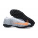 Nike Mercurial Vapor 13 Elite TF Black White Orange Low Men Football Boots