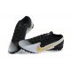 Nike Mercurial Vapor 13 Elite TF Black Yellow Gold White Low Men Football Boots