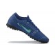 Nike Mercurial Vapor 13 Elite TF Blue Yellow Black Low Men Football Boots