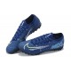 Nike Mercurial Vapor 13 Elite TF Blue Yellow Black Low Men Football Boots